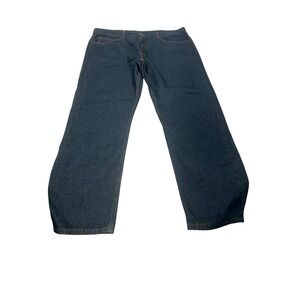 Vintage Faded Glory Jeans Mens 40x32 NWT Y2K Dark Wash Relaxed Straight Denim